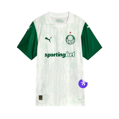 Camisa Palmeiras Away 2025/26 - Torcedor Puma Masculino - Branco