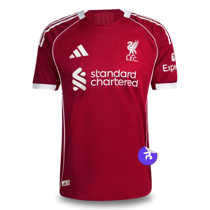 Camisa Liverpool Home 25/26 Jogador Adidas Masculino - Vermelho