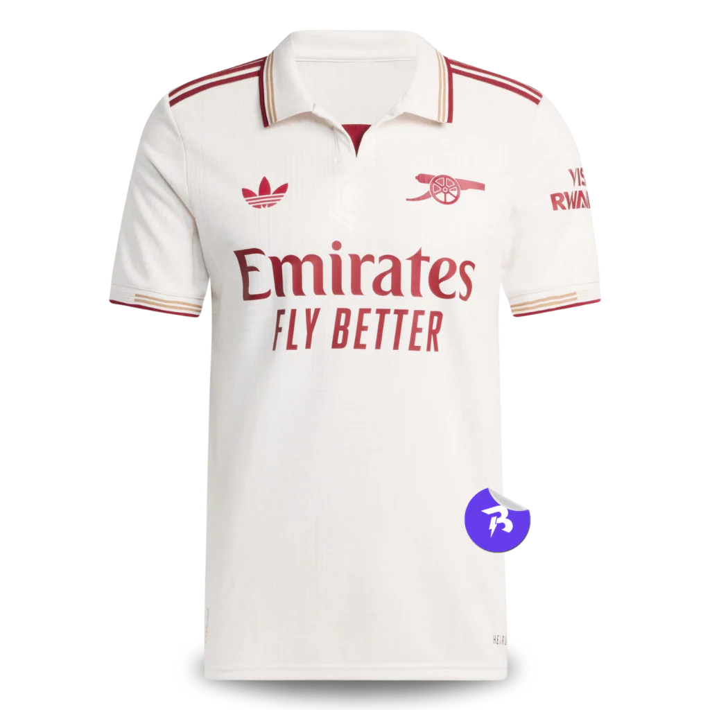 Camisa Arsenal Third 25/26 Jogador Adidas Masculino - Bege