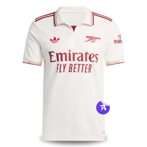 Camisa Arsenal Third 25/26 Jogador Adidas Masculino - Bege
