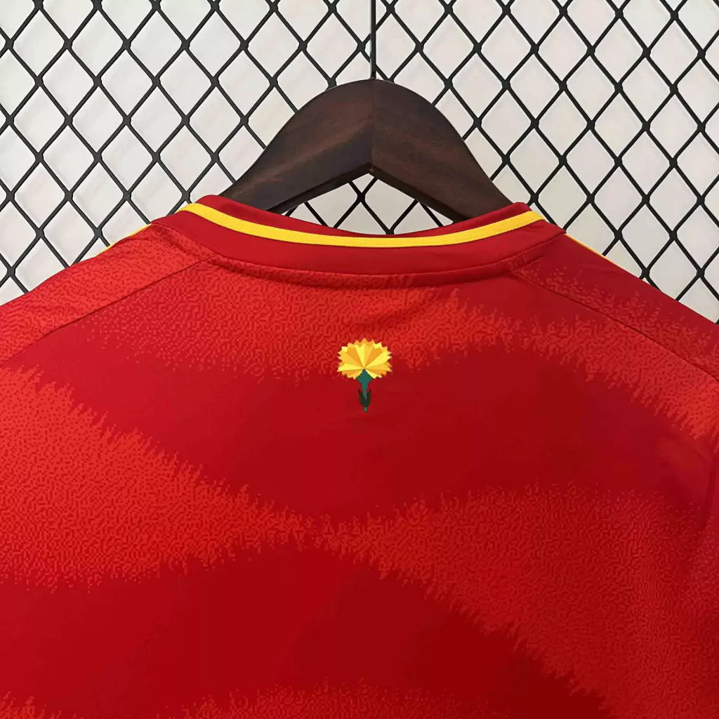 Camisa Espanha Home Eurocopa 24/25 - Torcedor Adidas Masculino - Vermelho