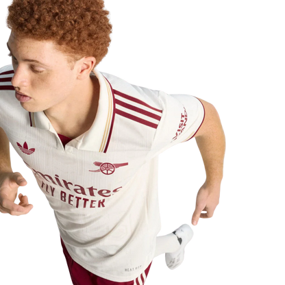 Camisa Arsenal Third 25/26 Jogador Adidas Masculino - Bege
