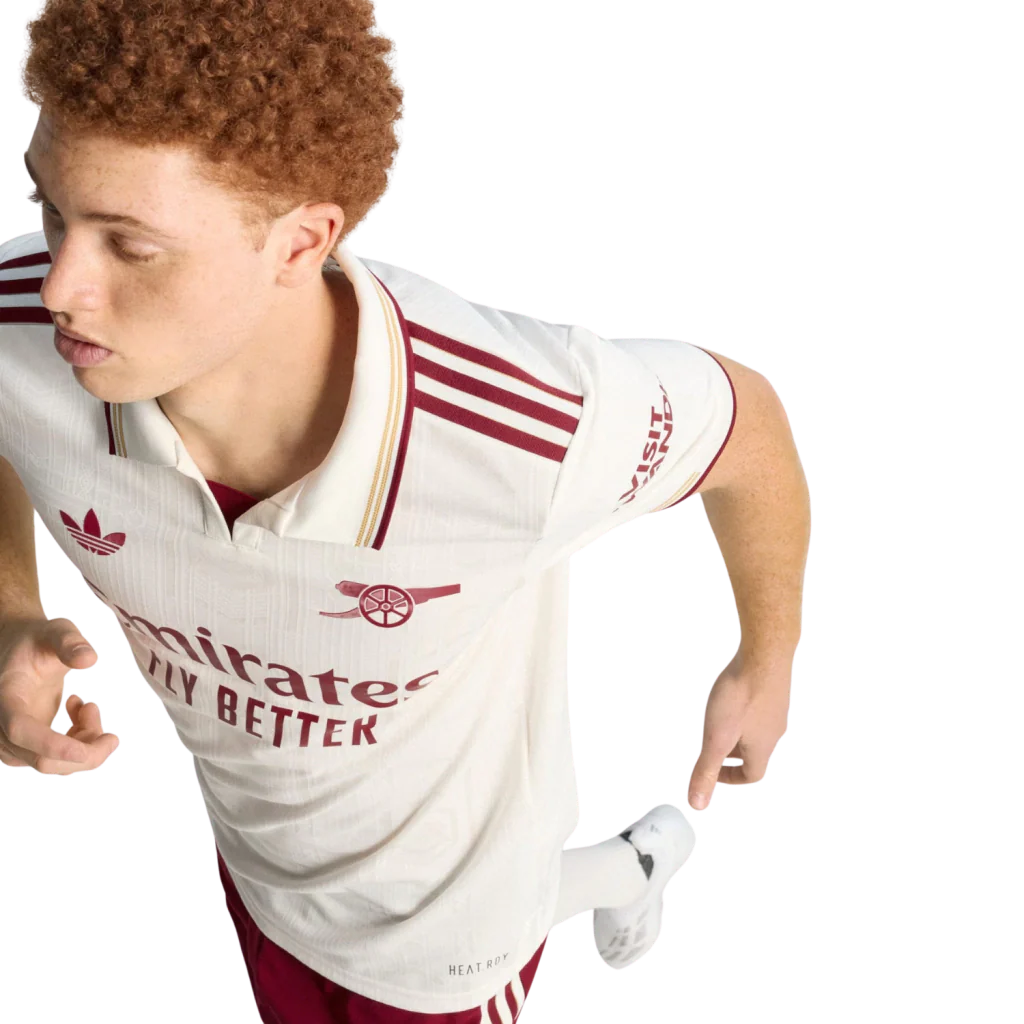 Camisa Arsenal Third 25/26 Jogador Adidas Masculino - Bege