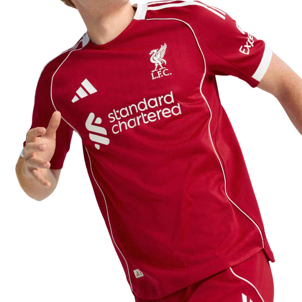 Camisa Liverpool Home 25/26 Jogador Adidas Masculino - Vermelho