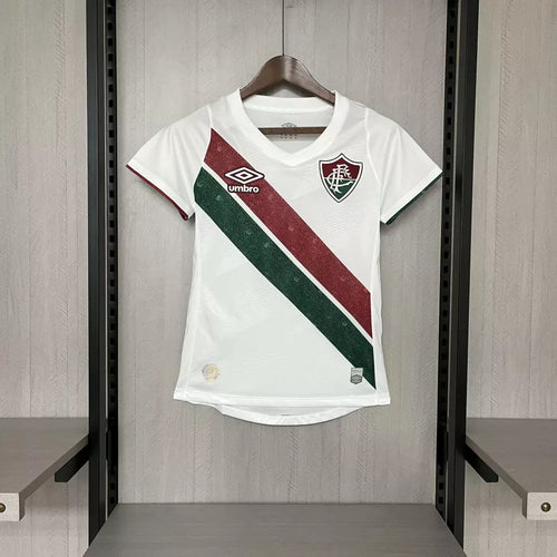 Camisa Fluminense Away 2024/25 Torcedor Umbro Feminina - Branco