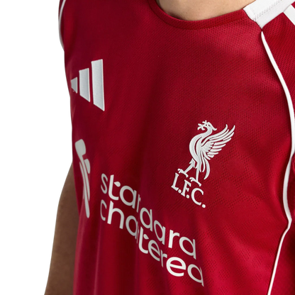 Camisa Liverpool Home 25/26 Jogador Adidas Masculino - Vermelho