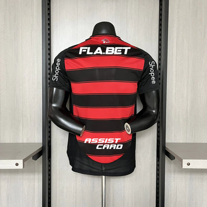 Camisa Flamengo Home Patrocinadores 2025/26 - Versão Jogador Adidas Masculino - Vermelho