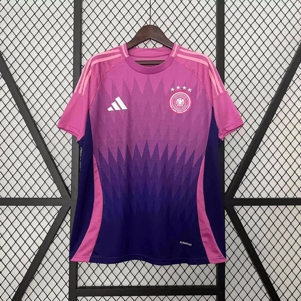 Camisa Alemanha Away Eurocopa 24/25 - Torcedor Adidas Masculino - Rosa