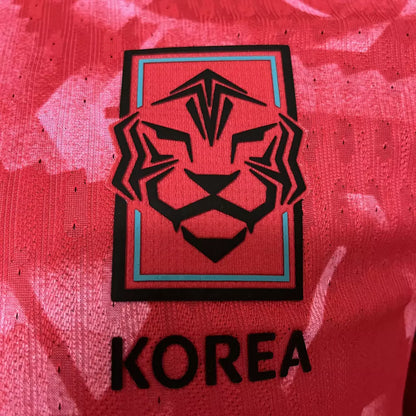 Camisa Coreia do Sul Home 24/25 - Jogador Nike Masculino - Vermelho Rosa