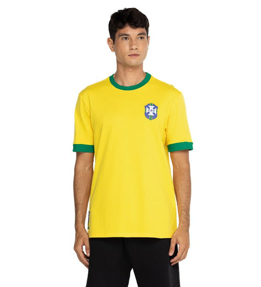 Camiseta Seleção Brasileira Masculina - Retrô 1970