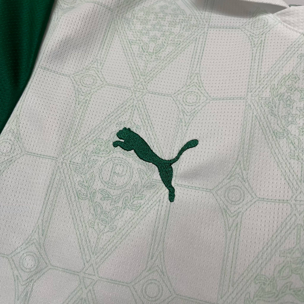 Camisa Palmeiras Away 2025/26 - Feminina Puma - Branco e verde
