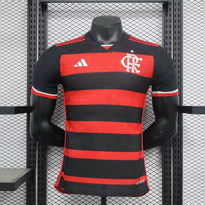Camisa Flamengo Home 2024 - Versão Jogador Adidas Masculino - Vermelho