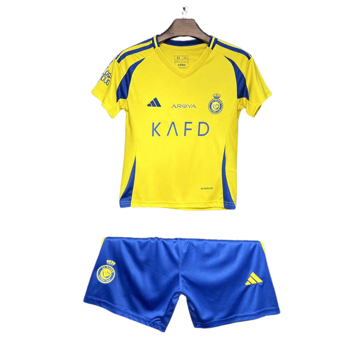 Conjunto Infantil Al Nassr Home 24/25 - Amarelo