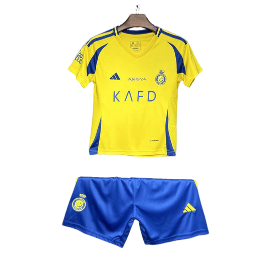 Conjunto Infantil Al Nassr Home 24/25 - Amarelo