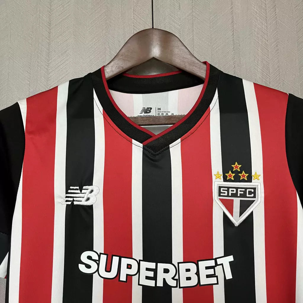 Conjunto Infantil São Paulo Away 2024 - Torcedor New Balance