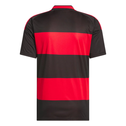 Camisa Flamengo Home 2026/27 - Adidas Torcedor Masculino - Vermelho e Preto