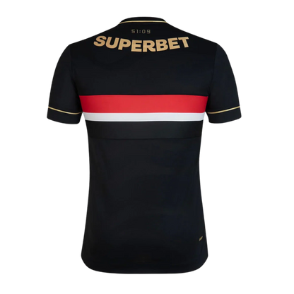 Camisa São Paulo Third 2025/26 Torcedor New Balance Masculino - Preto e Dourado
