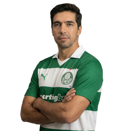 Camisa Palmeiras Avanti 2025/26 Torcedor Puma Masculino - Verde e Branco