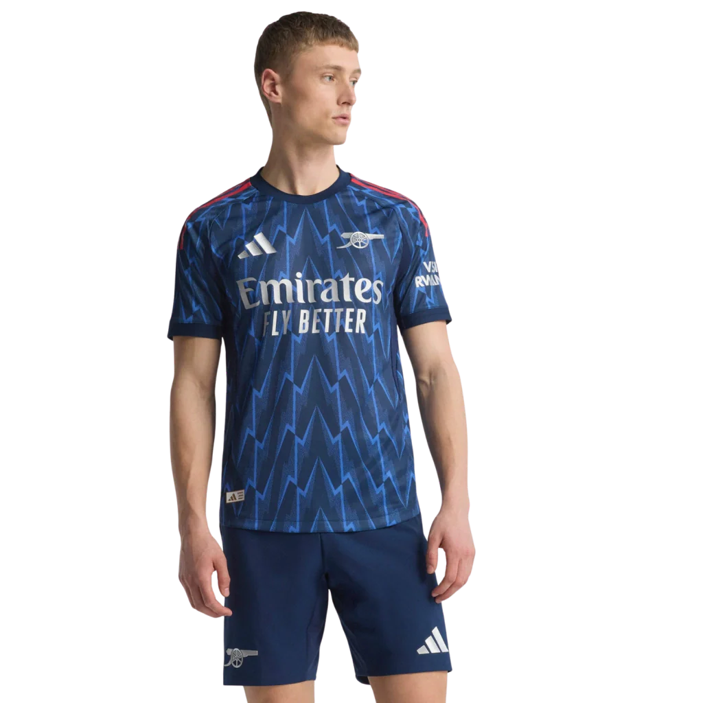 Camisa Arsenal Away 25/26 Jogador Adidas Masculino - Azul