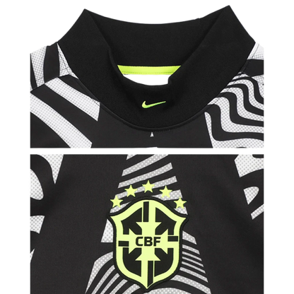Camisa Seleção Brasileira Goleiro Manga Longa 2026/27 Torcedor Nike Masculino