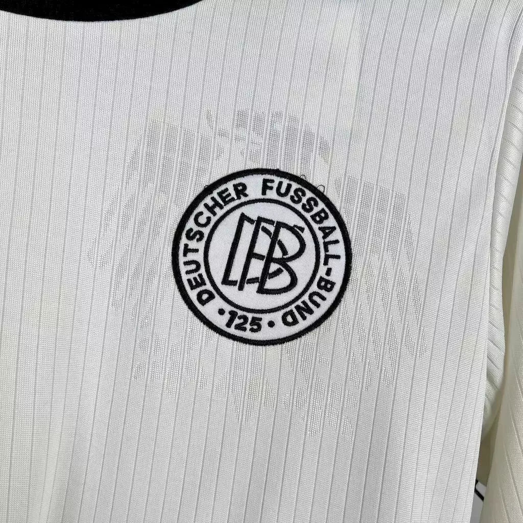 Camisa Seleção Alemanha Edição 125 anos - Manga Longa - Branca