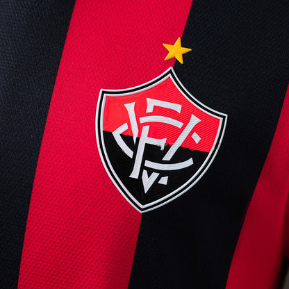 Camisa Vitória I 24/25 Rubro-Negra – Manto Oficial Leão da Barra