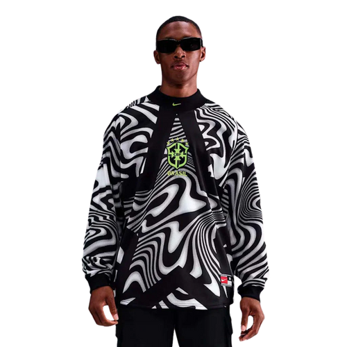 Camisa Seleção Brasileira Goleiro Manga Longa 2026/27 Torcedor Nike Masculino
