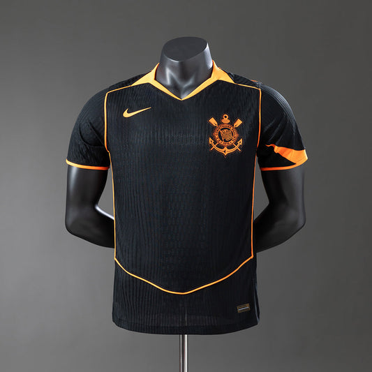 Camisa Timão Third 2025/26 Versão Jogador Nike Masculino - Preto e Laranja