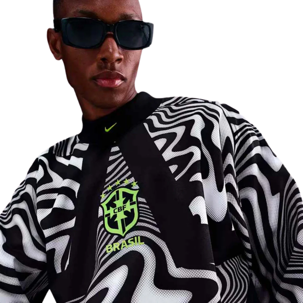 Camisa Seleção Brasileira Goleiro Manga Longa 2026/27 Torcedor Nike Masculino