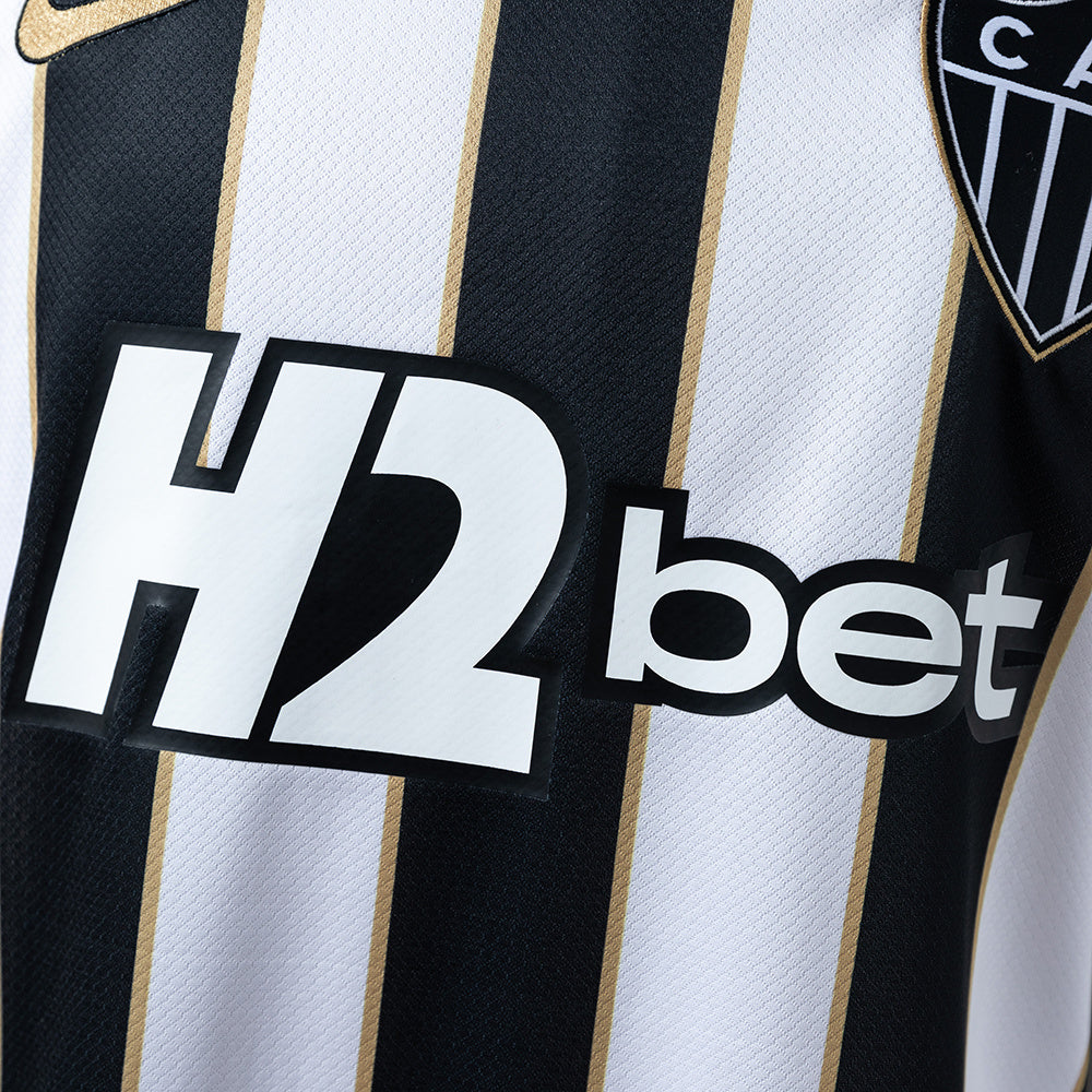 Camisa Atlético Mineiro Home 2026/27 - Masculina Nike - Preto e branco