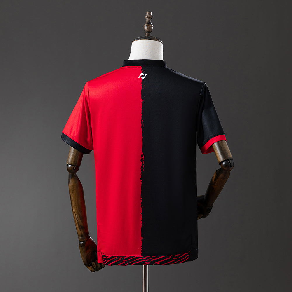 Camisa Vitória Rubro-Negra 25/26 – Manto Dividido Leão da Barra