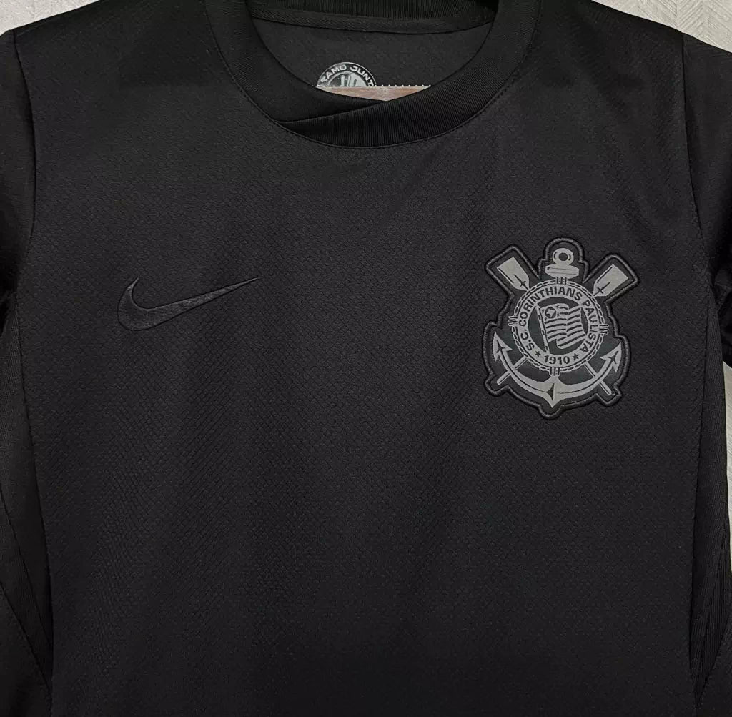 Camisa Timão Away 2024/25 Torcedor Nike Feminina - Preto