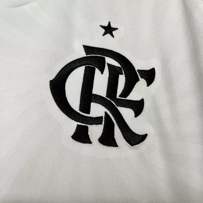 Camisa Flamengo Away 2024 Torcedor Adidas Masculino - Branco e Vermelho
