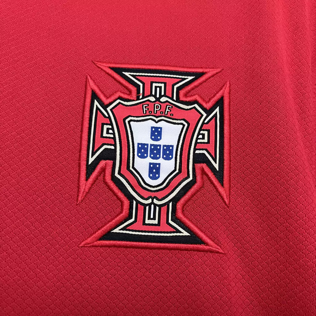 Camisa Portugal Home Eurocopa 24/25 - Torcedor Nike Masculina - Vermelho