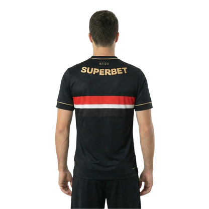 Camisa São Paulo Third 2025/26 Torcedor New Balance Masculino - Preto e Dourado