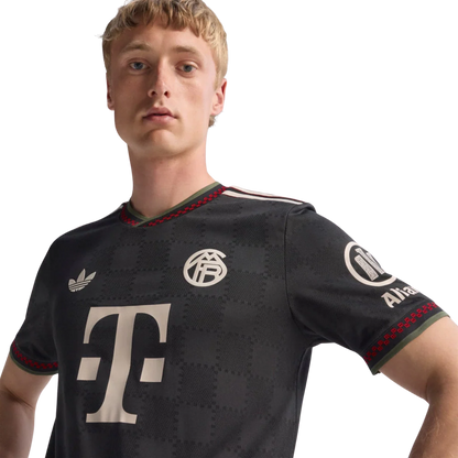Camisa Bayern de Munique Third 25/26 Jogador Adidas Masculino - Preto