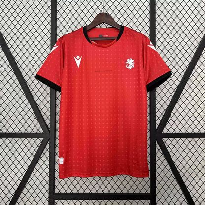 Camisa Geórgia Third Eurocopa 24/25 - Torcedor Macron Masculino - Vermelho