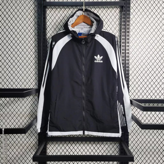 Corta Vento Adidas Masculino - Preto e Branco