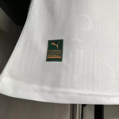 Camisa Palmeiras II Away 2024/25 - Versão Jogador Puma Masculino - Branco e Dourado
