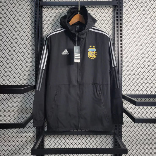 Corta Vento Argentina Adidas Masculino - Preto