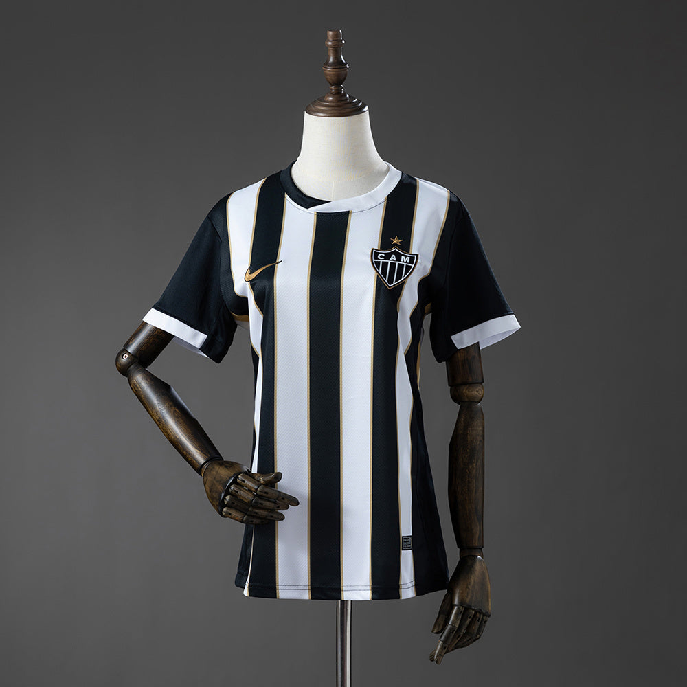 Camisa Atlético Mineiro Home 2026/27 - Feminina Nike- Preto e branco