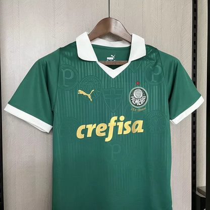 Conjunto Infantil Palmeiras Home 2024/25 - Torcedor Puma - Verde