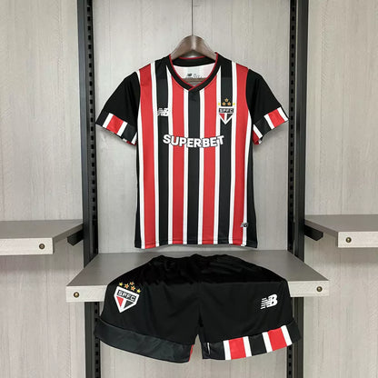 Conjunto Infantil São Paulo Away 2024 - Torcedor New Balance