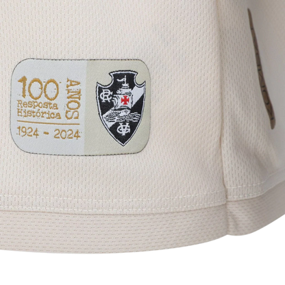 Camisa Vasco da Gama Third 2024/25 - Torcedor Kappa Feminina - Bege