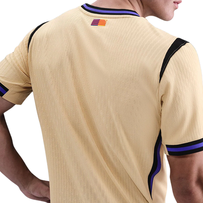 Camisa Barcelona X Kobe Bryant Away 25/26 Jogador Nike Masculino - Amarelo