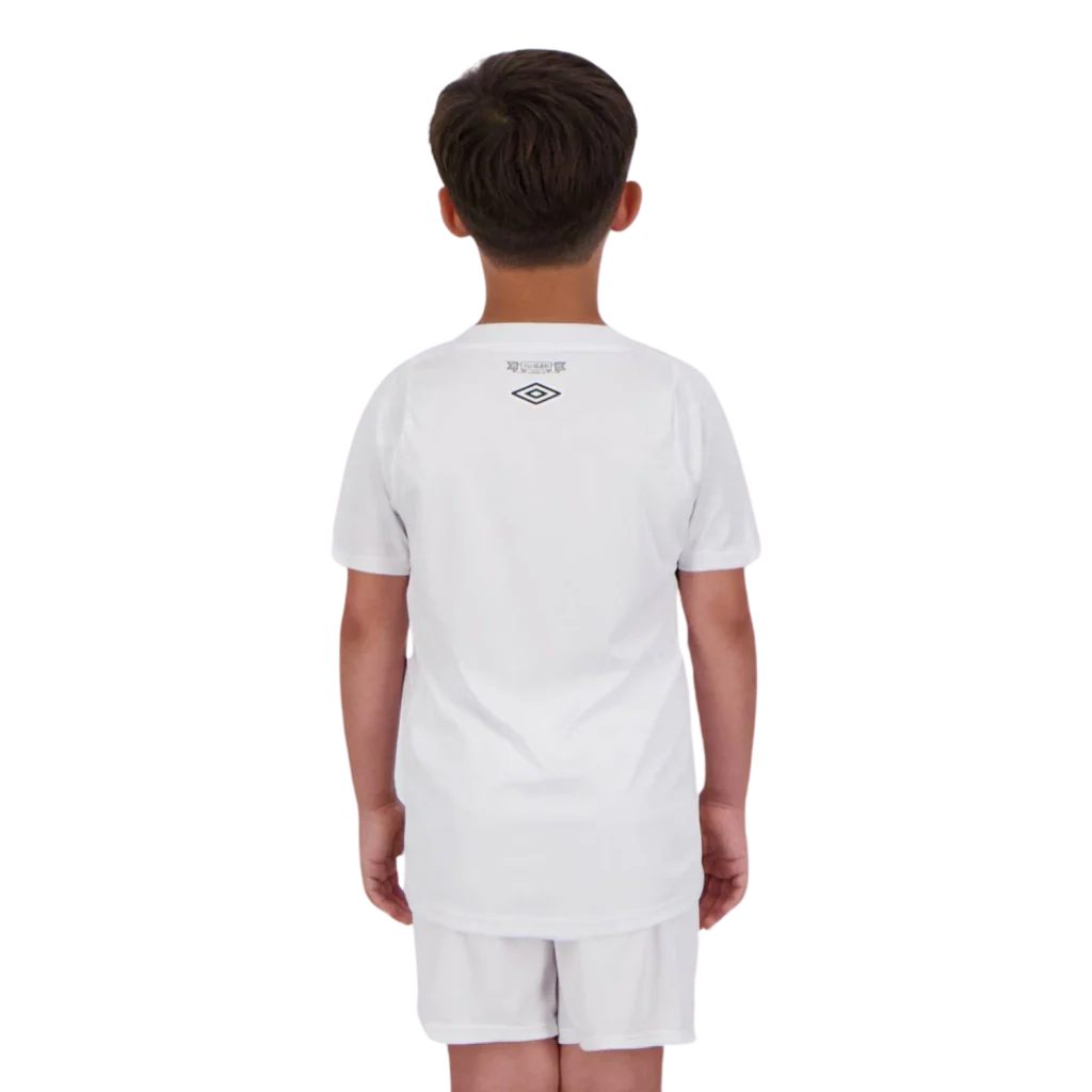 Conjunto Infantil Peixão Home 2024/25 - Torcedor Umbro - Branco