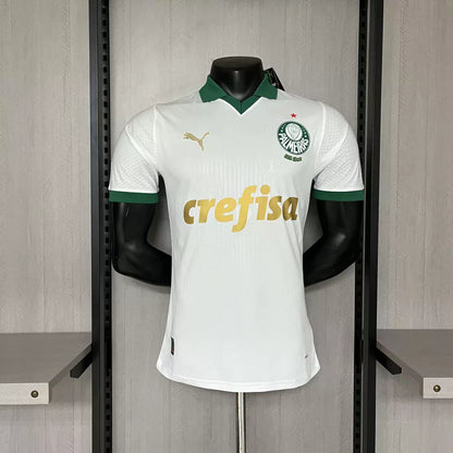 Camisa Palmeiras II Away 2024/25 - Versão Jogador Puma Masculino - Branco e Dourado