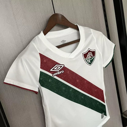 Camisa Fluminense Away 2024/25 Torcedor Umbro Feminina - Branco