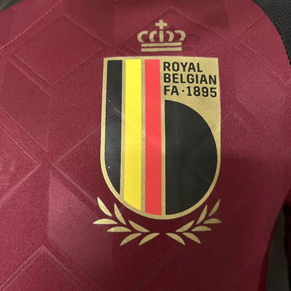 Camisa Bélgica Home 24/25 - Jogador Adidas Masculino - Vinho