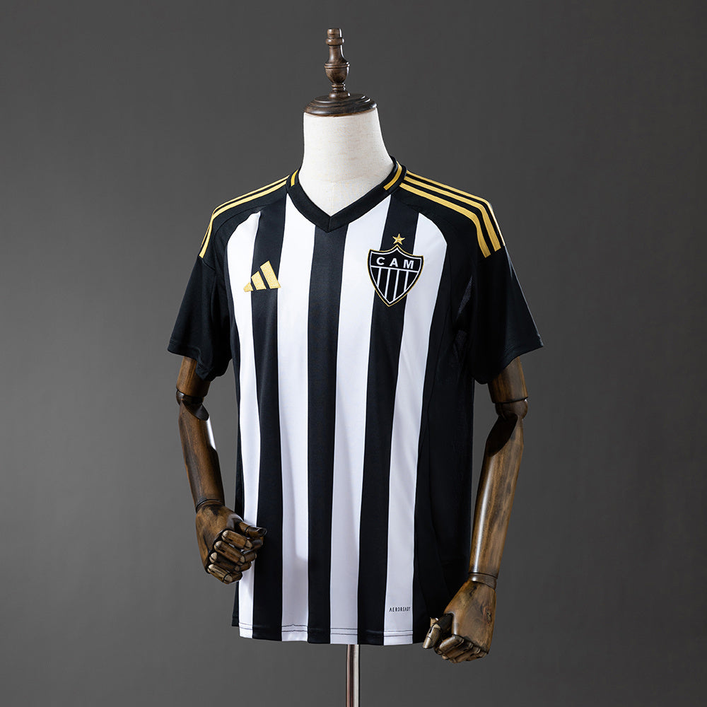 Camisa Atlético Mineiro Home 2025/26 - Masculina Adidas - Preto e branco